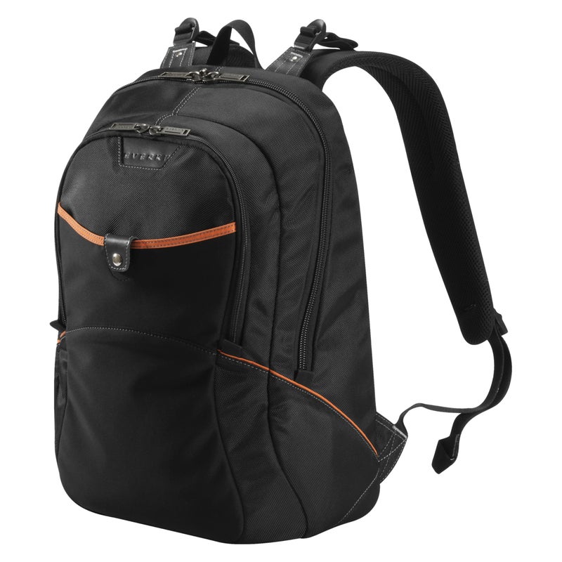 EVERKI Glide 17.3 Inch Laptop Backpack for Men & Women - Heavy-Duty, Water-Resistant Bookbag with Reflective Strips for College, Travel or Motorcycle (Black, EKP129) - Image 1